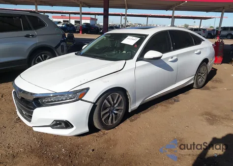2022 Honda Accord Hybrid Ex-L from USA, damaged, VIN 1HGCV3F54NA013372